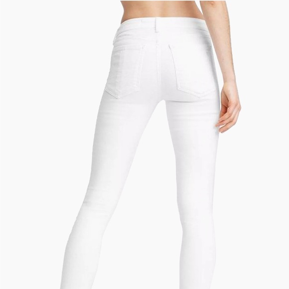 NWT rag & bone Jeans White Cate Mid-Rise Ankle Skinny Size 25 (2) MSRP $195 - Picture 4 of 10